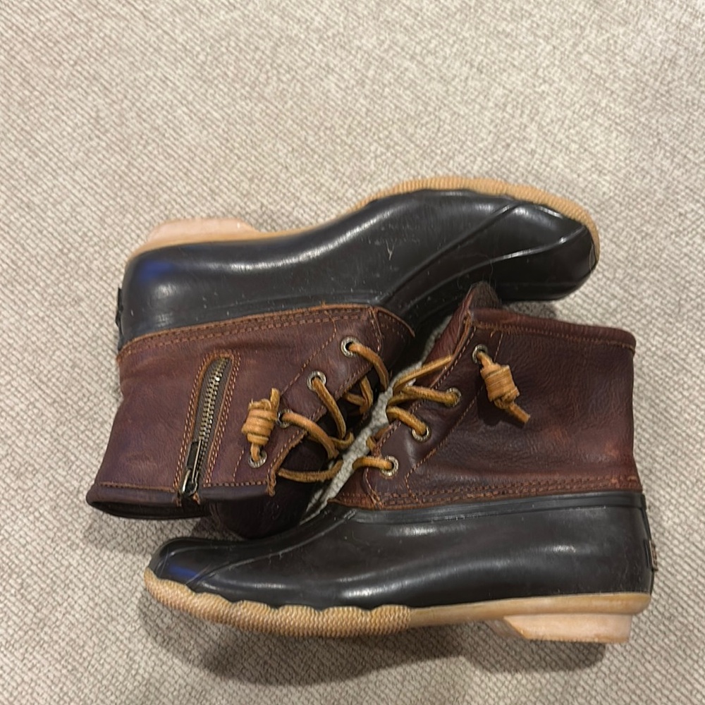 Sperry Brown and Black Rain & Snow Boots for All-Weather Adventures